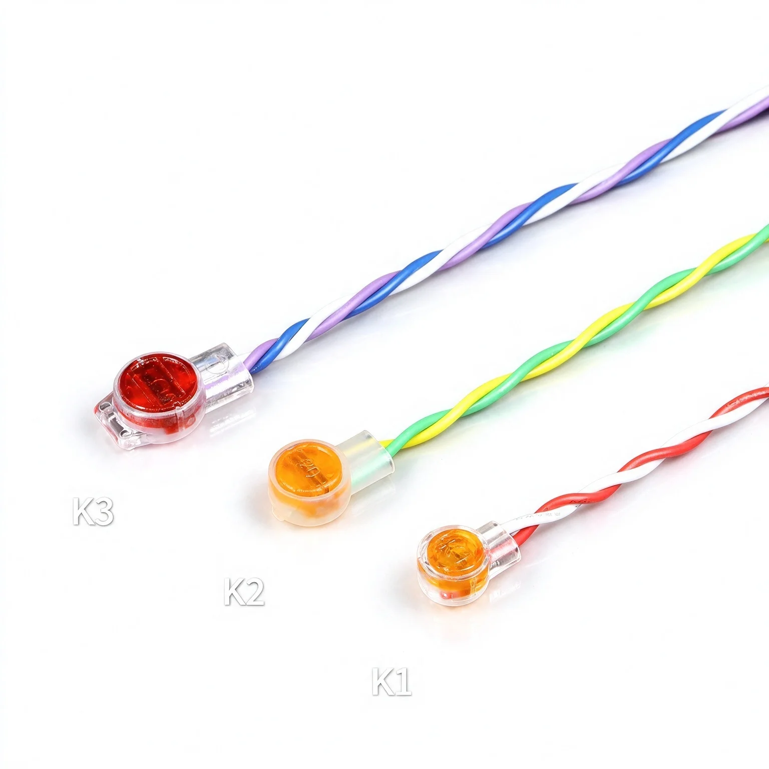 Gel Filled Wire Splice Connectors K1 UY1 K2 UY2 K3 UR3 IDC Waterproof Butt Connector Network Telephone Line Wiring Connection