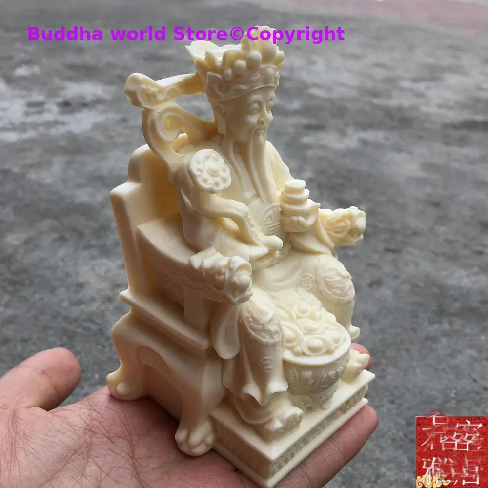 HOME OFFICE Company SHOP CAR TOP Efficacious patron saint money God CAI SHEN YE God of wealth FENG SHUI Carving art statue