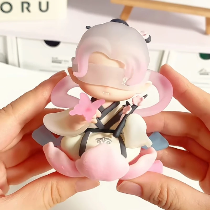 Lodii The Song of Mountains และ Rivers Series กล่องตาบอดน่ารักอะนิเมะตุ๊กตา Mystery Box Surprise กระเป๋ารวบรวม Desktop Decor ของเล่นของขวัญ