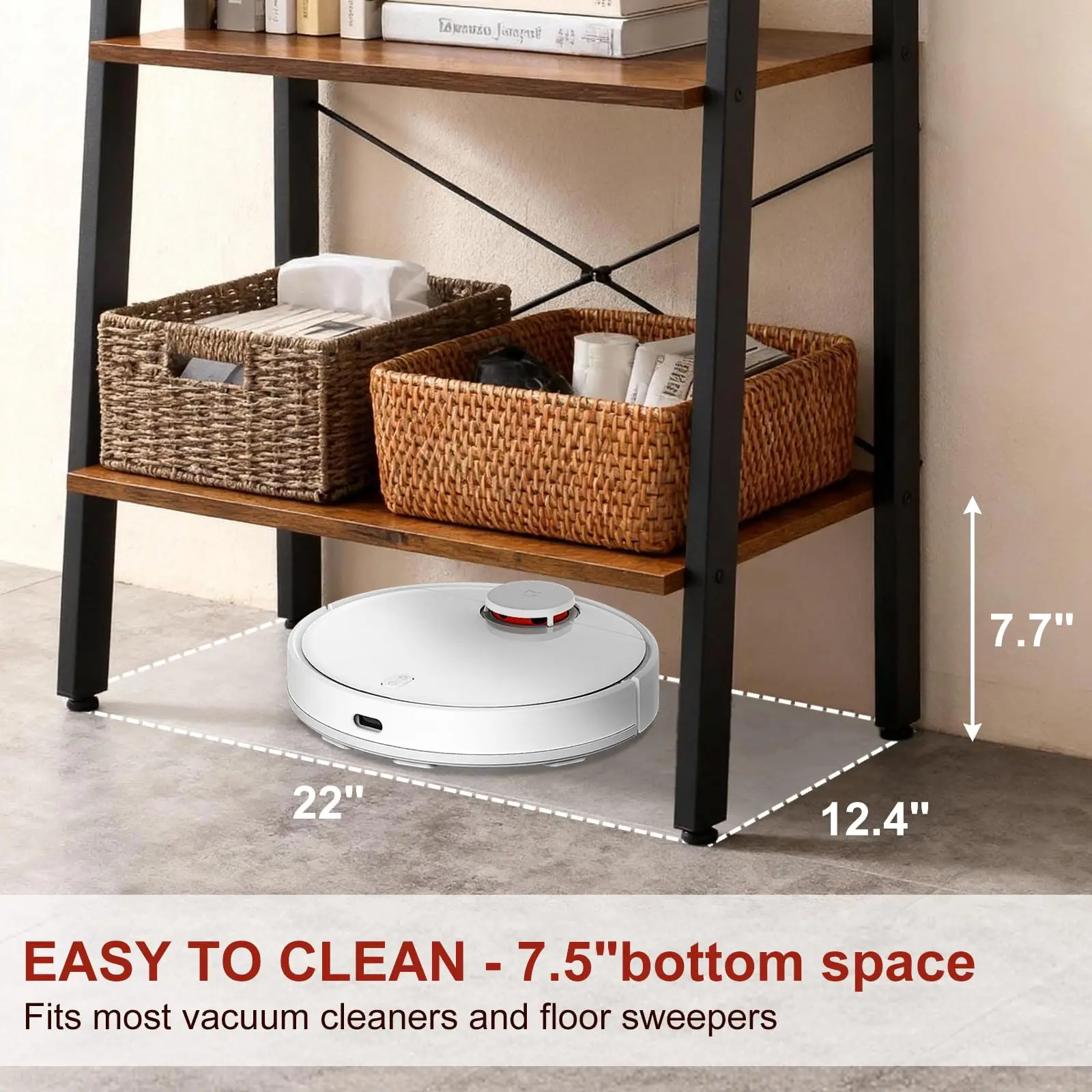 4‑Tier Wooden Display Bookshelf 5
