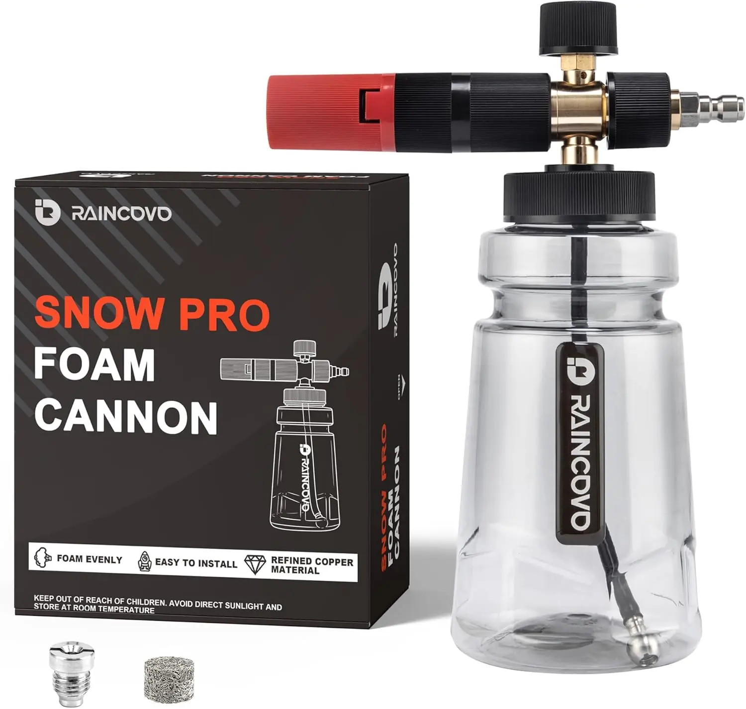 

Регулируемая пенная насадка для моек высокого давления, плотная пенная насадка для снежной пены с быстрым соединением и соплом для мойки автомобилей