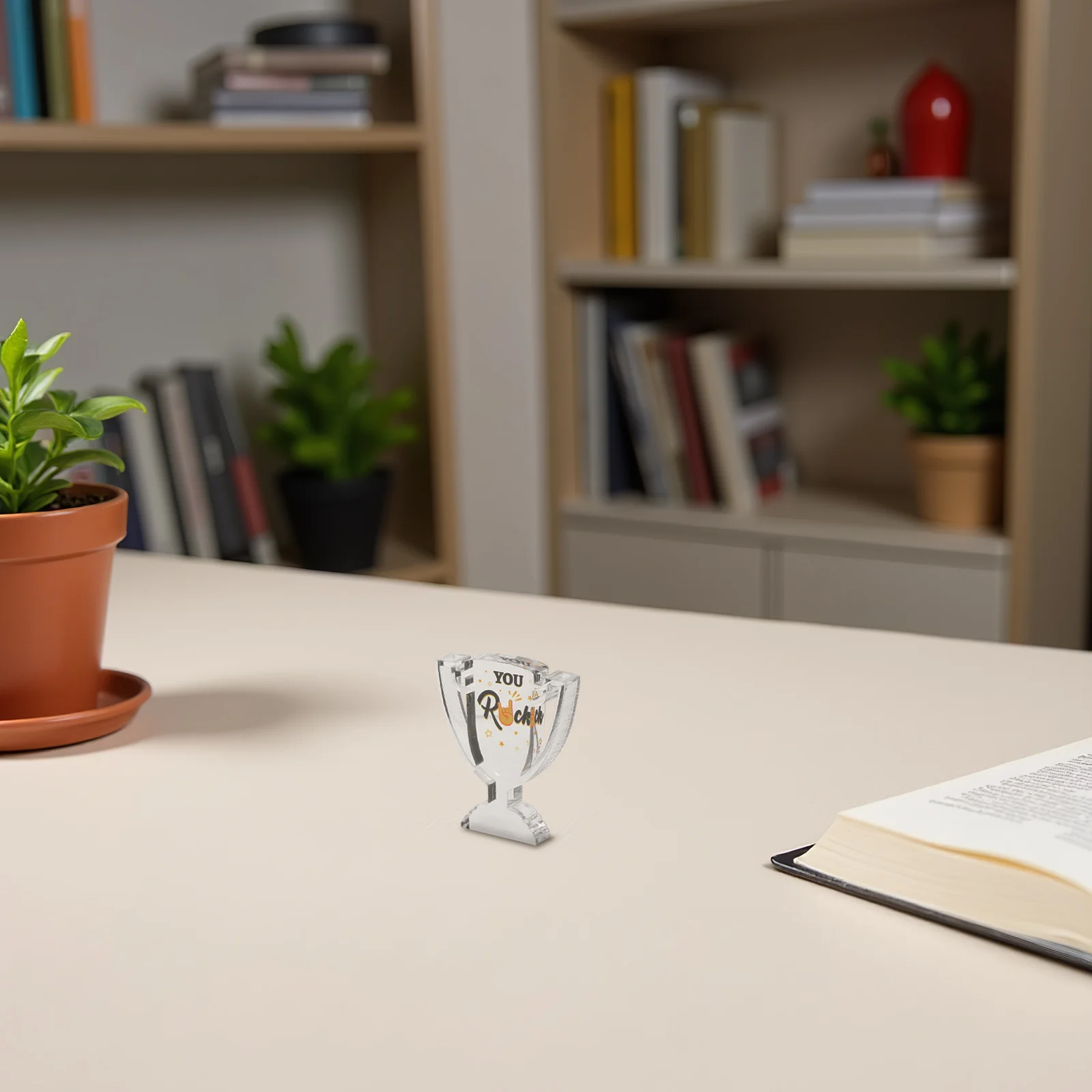 6 قطعة جوائز أكريليك صغيرة لوحات واضحة جوائز التعرف على تقدير الموظفين ديكور مكتب الفصول الدراسية الجوائز للموظفين