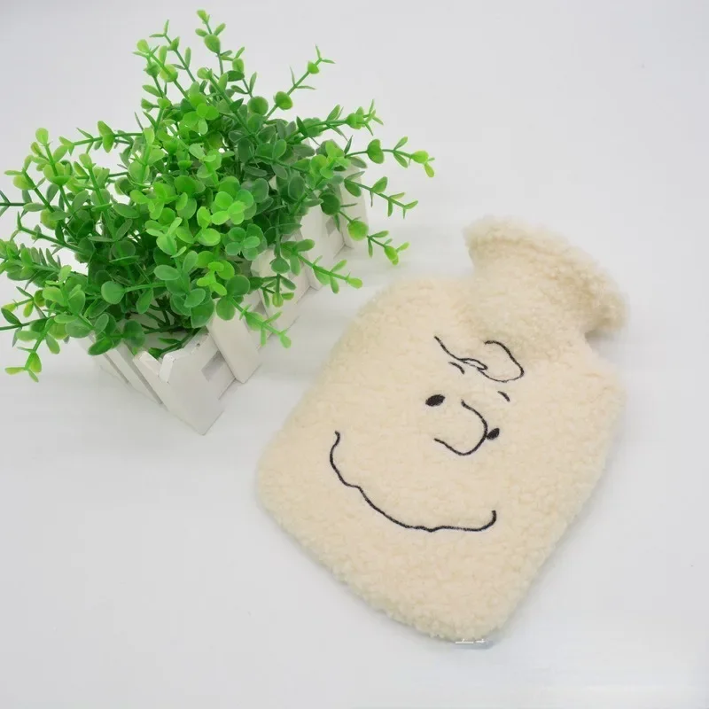 Snoopy Hot Water Bag Plush Kawaii Anime Cute Creativity Women Portable Safe Heat Cold Large Warmer Kids Hot Water Bottle Bags