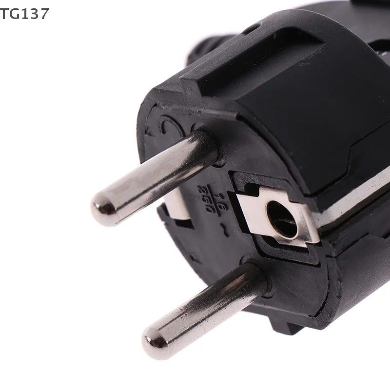 1Pcs 16A 250V Eu AC Power Adapter Socket with Detachable Electrical Connector Cable - Standard Electrical Socket