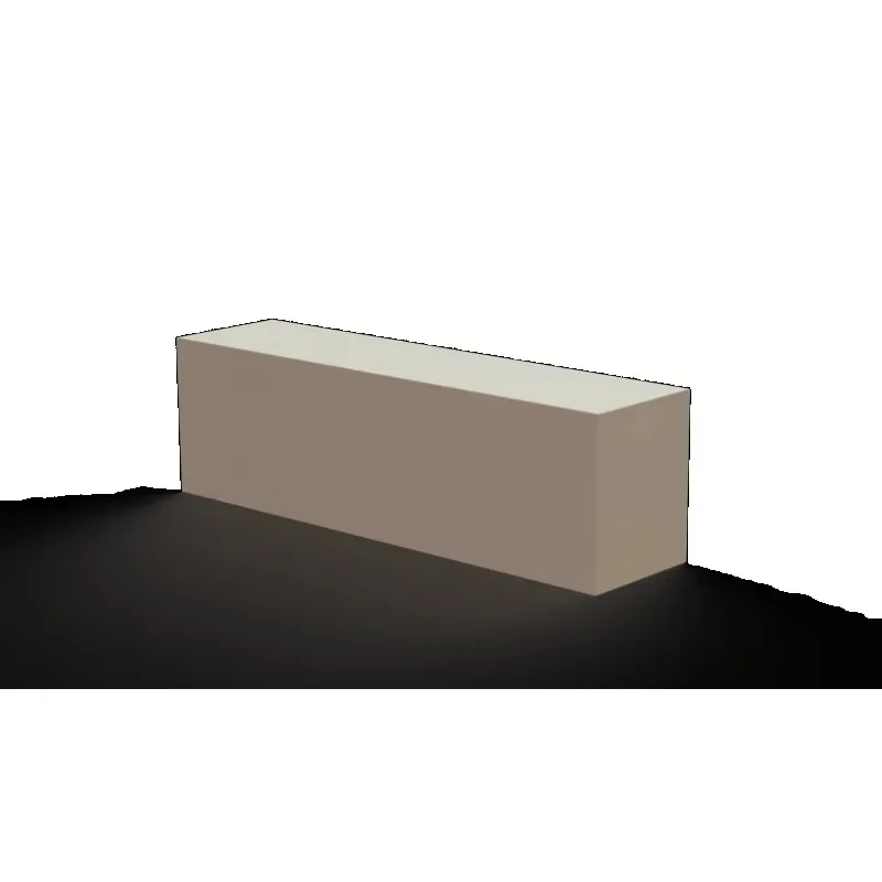 Black Classic Rectangular Outdoor Bench - Modern Weatherproof Garden Seat for Terrace, Poolside, and Commercial Landscapes