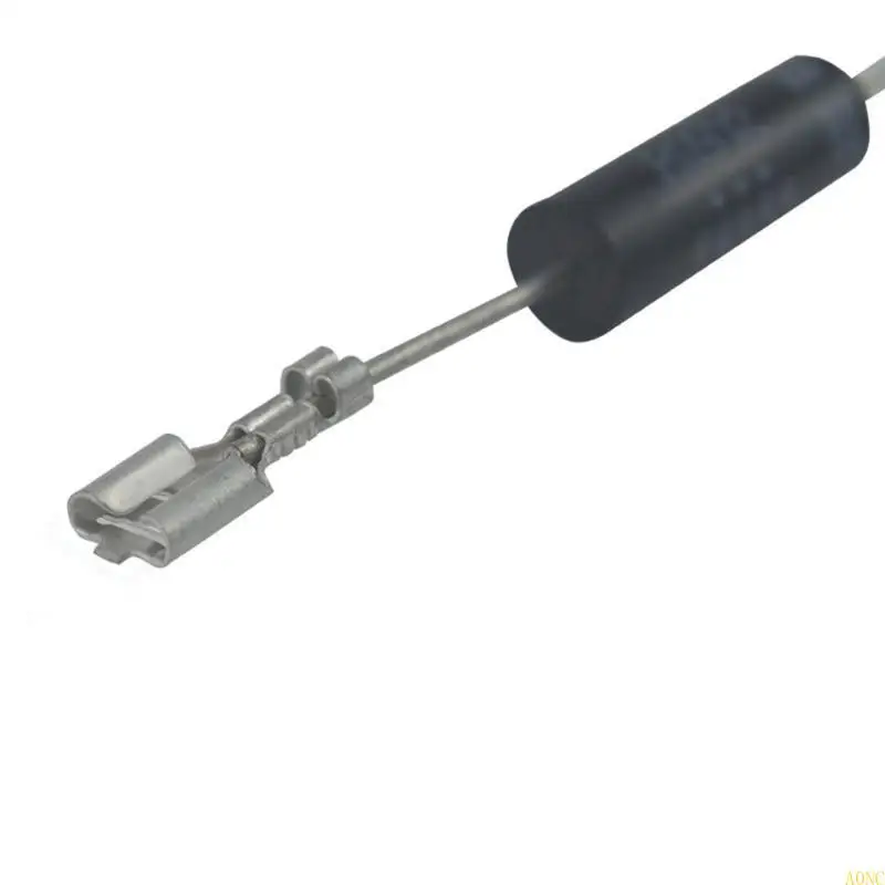 A0NC 4 แพ็คไมโครเวฟไดโอดสีดำอุปกรณ์เสริมแรงดันไฟฟ้าไดโอดไดโอดความร้อนอย่างรวดเร็วไดโอดไดโอดทิศทางเดียวสำหรับเตาอบสำหรับเตาอบ