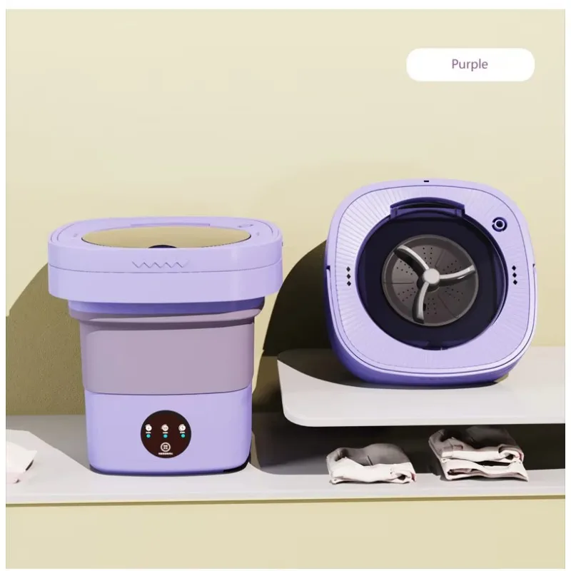 

Mini Portable Underwear Small Dormitory Home Folding Washing Machine