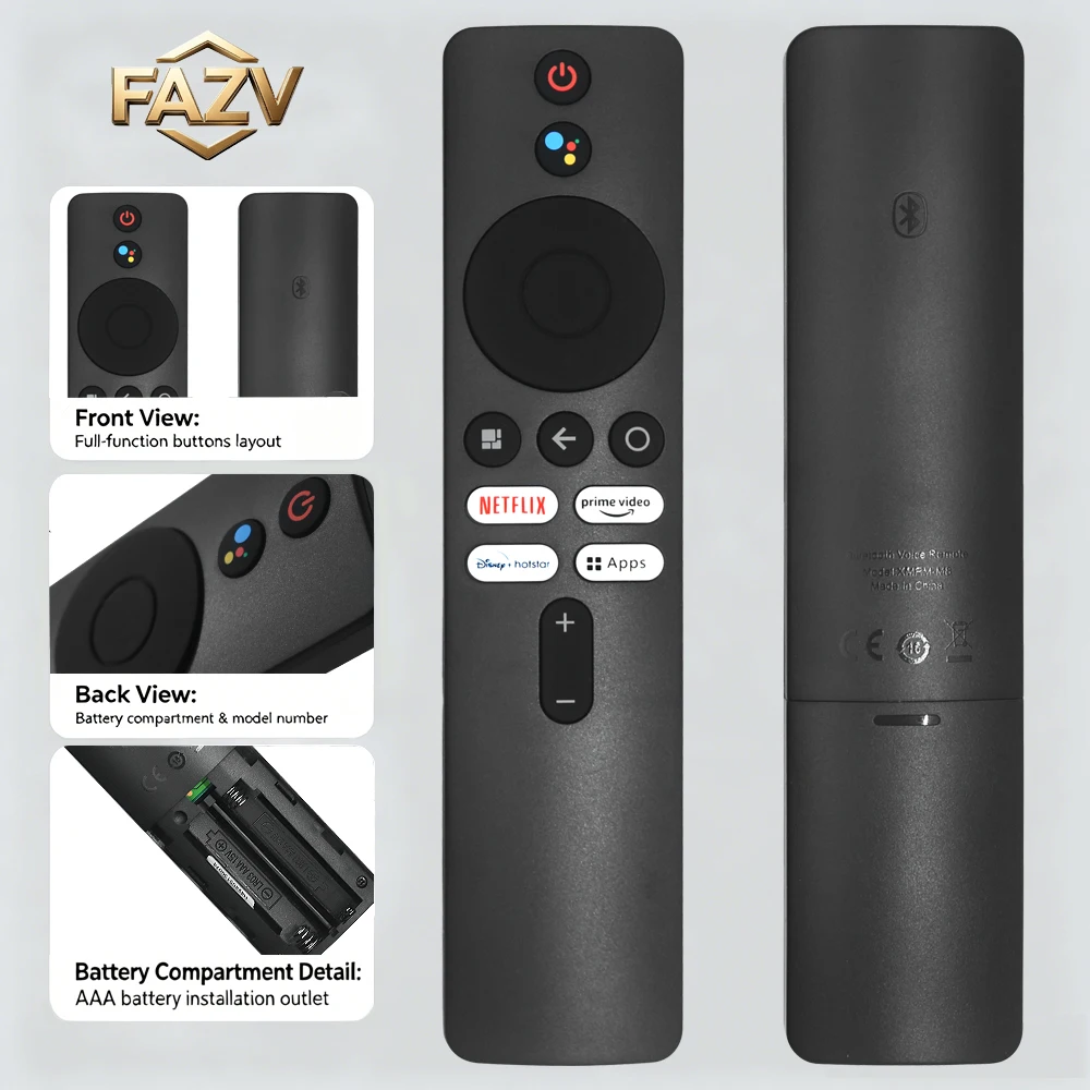 FAZV XMRM-M8 Voice Remote for Xiaomi TV 5A 32/40/43