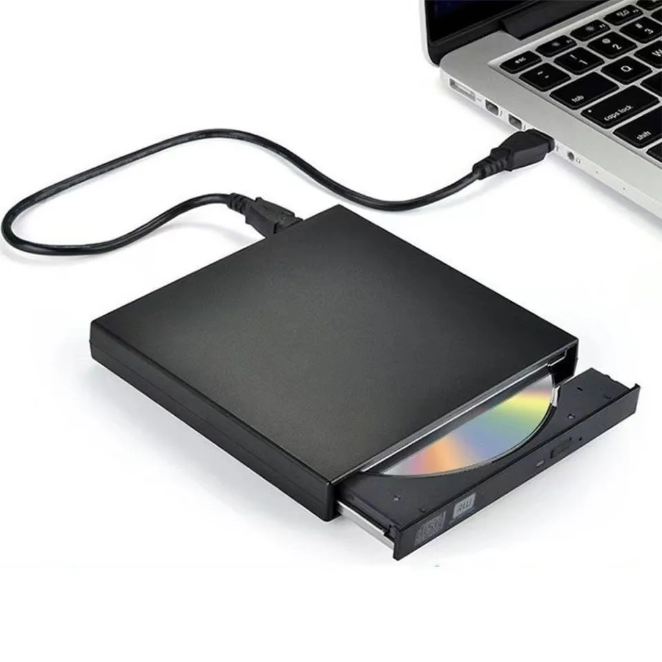 

USB 3.0 External CD/DVD Optical Drive, CD/DVD Player, DVD Burner With USB 3.0 Ports, Card Reader For PC Laptop