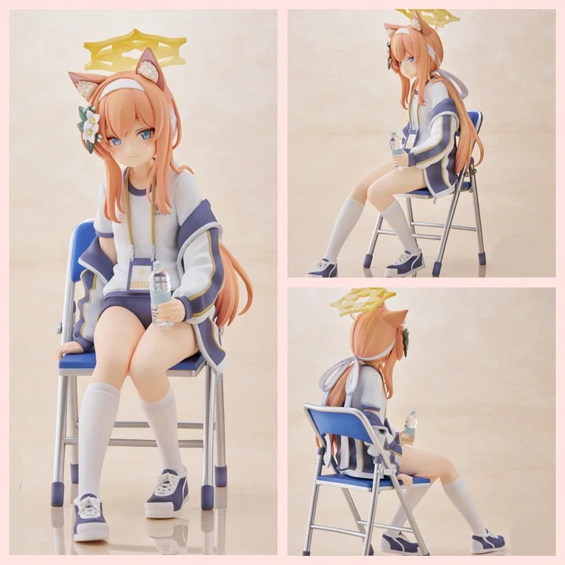 

Blue Archive Anime Figure Iochi Mari Gym Uniform Memorial Hall Ver Cat Ear Girl Pc Case Decoration Game Peripheral Collectible