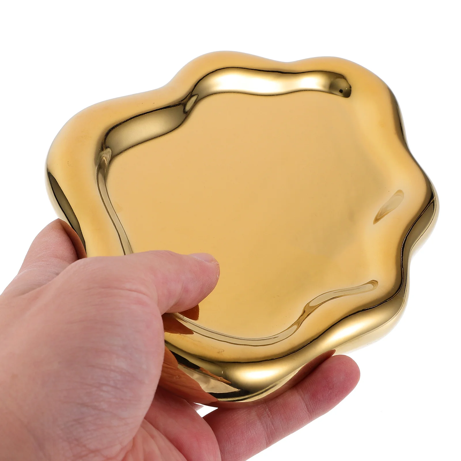 

Cloud Shape Ceramic Jewelry Tray Multi-Functional Desktop Organizer for Rings Earrings Necklaces Storage Decorative Sundries