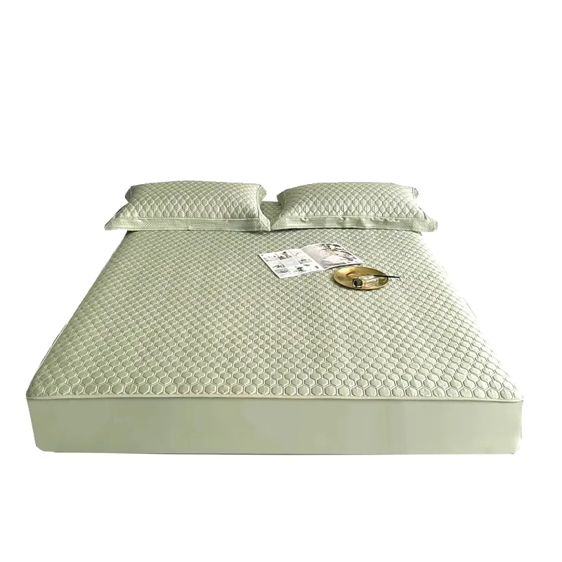 

Four-piece ice silk mat
