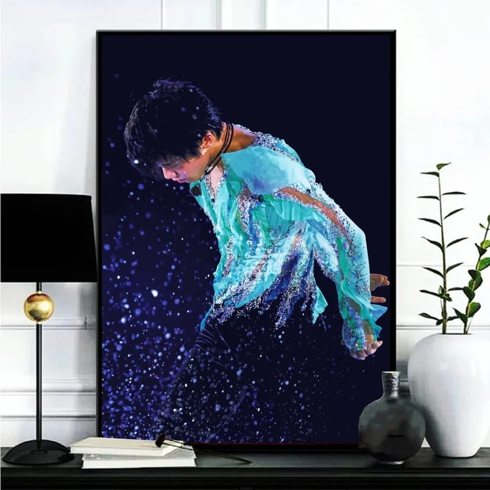 Hanyu Yuzuru Poster Gallery Prints Self Adhesive  Home Decor Decoration Wall Decals Living Room Sticker