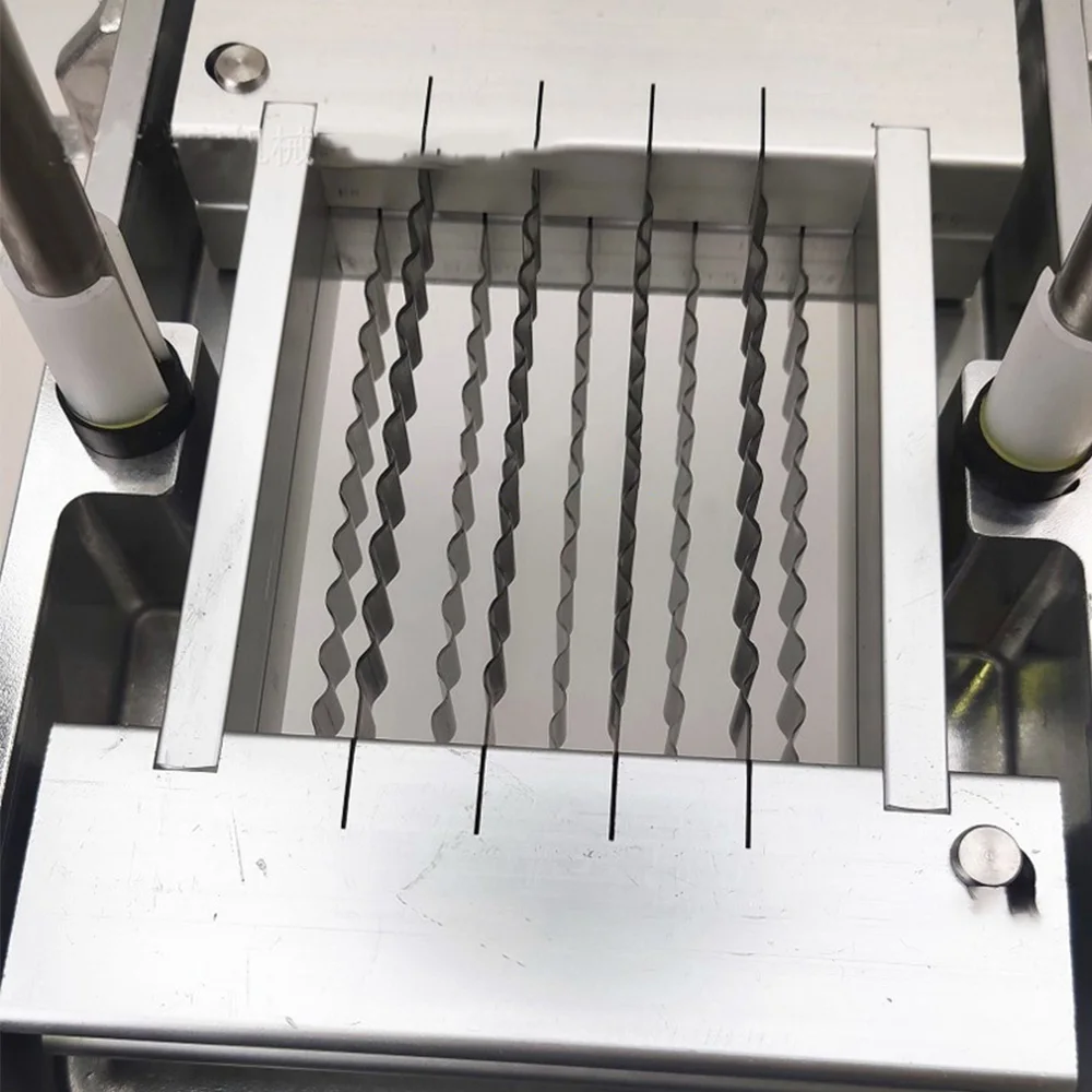 Macchina per patatine fritte commerciale Tagliapatate in acciaio inossidabile Affettatrice manuale per patate Utensile da cucina Procesador De Alimento