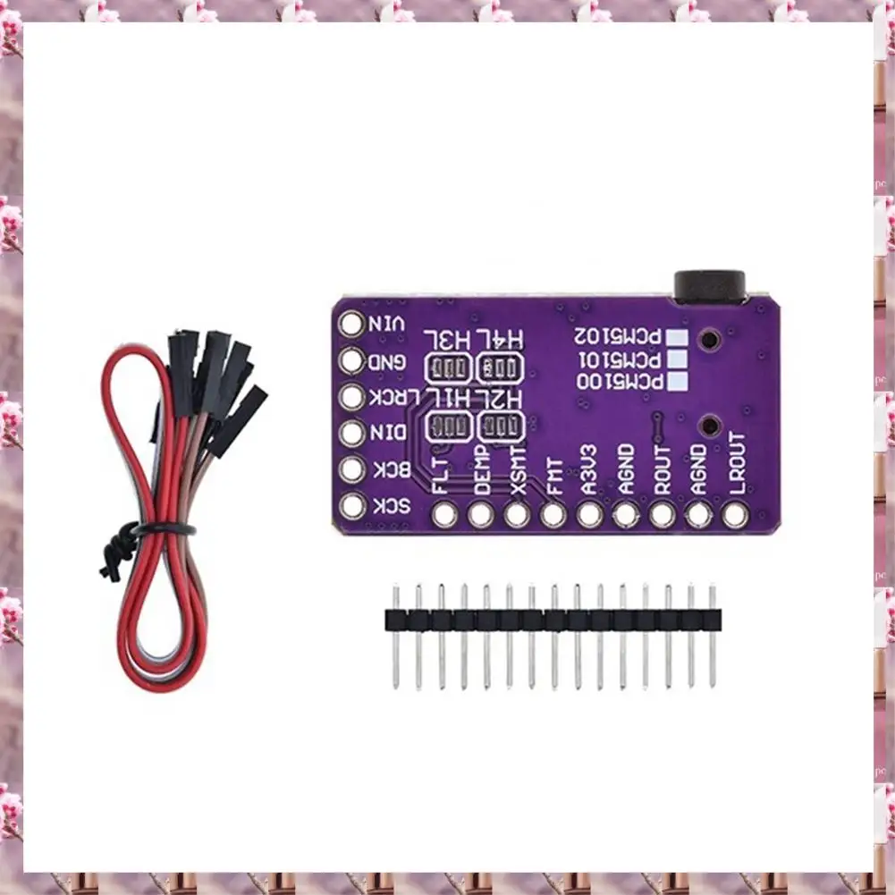 Decodificador DAC 2025 I2S PCM5102A GY-PCM5102, módulo de reproductor I2S para placa de formato Raspberry Pi PHAT, placa de Audio Digital PCM5102, PC I2S