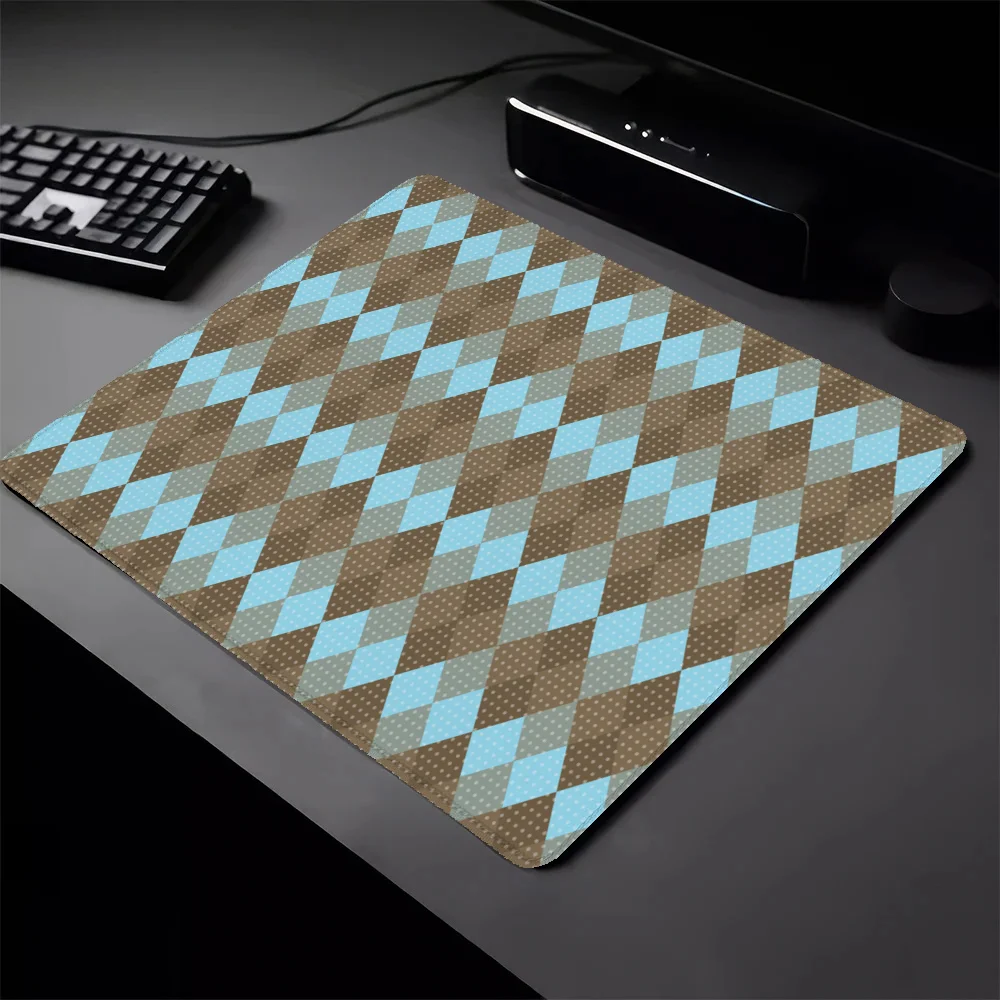 Computer Mouse Ped Grey Blue Small Gaming Mouse Mat Keyboard Pad Gamer Cabinet Deskmat Mausepad Pc Accessories Pad on the Table