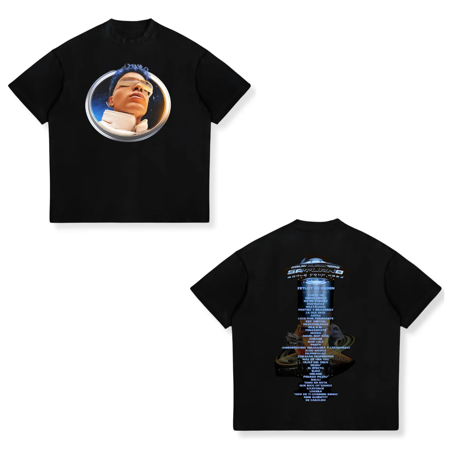 Rapper Rauw Alejandro Cosa Nuestra Merch T Shirt Men Women Clothing Fashion Hip Hop T-shirt Summer High Quality Cotton T-shirts