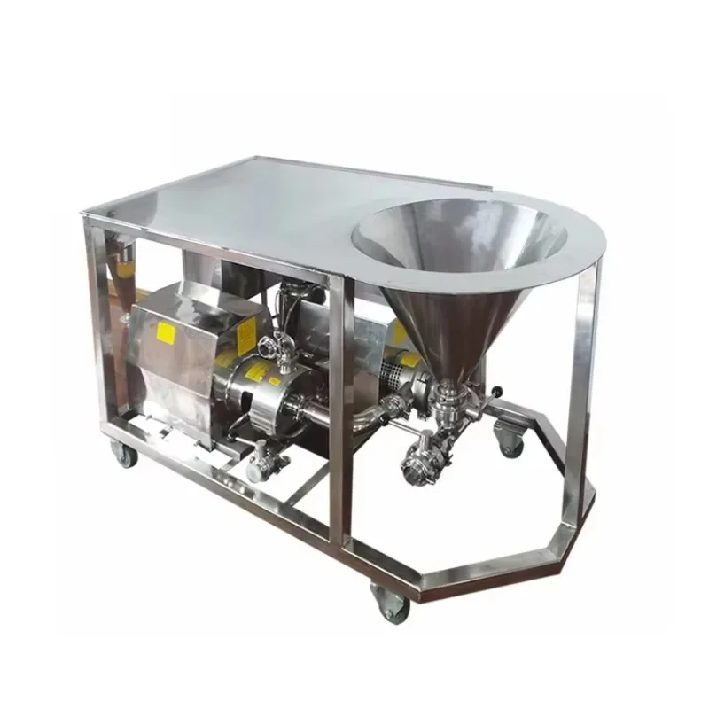 High Efficient Stainless Steel Work Top Flash Blend Stainless Powder Liquid Mixing System Machine