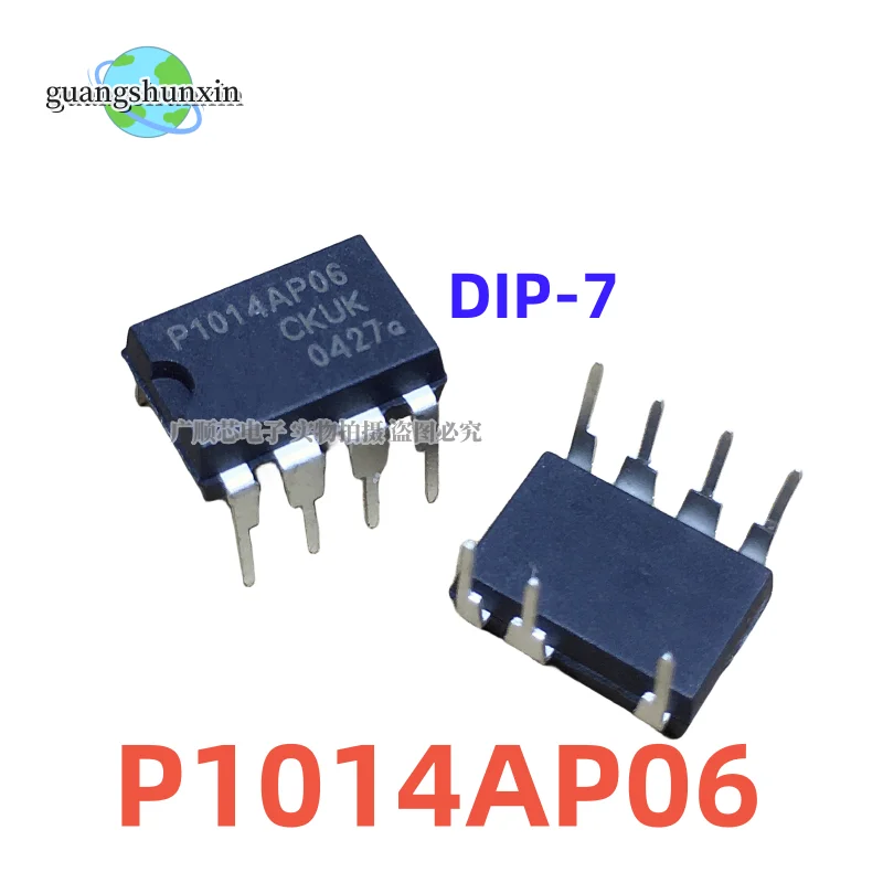 10PCS New original P1014AP06 DIP-7 inline LCD power management chip NCP1014AP06