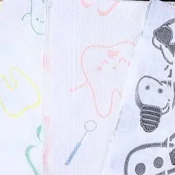 

125 шт. одноразовые стоматологические чистые подушечки, стоматологическое полотенце на груди, стоматологические нагрудники для пирсинга, водонепроницаемая медицинская бумага, одноразовая салфетка для пациентов