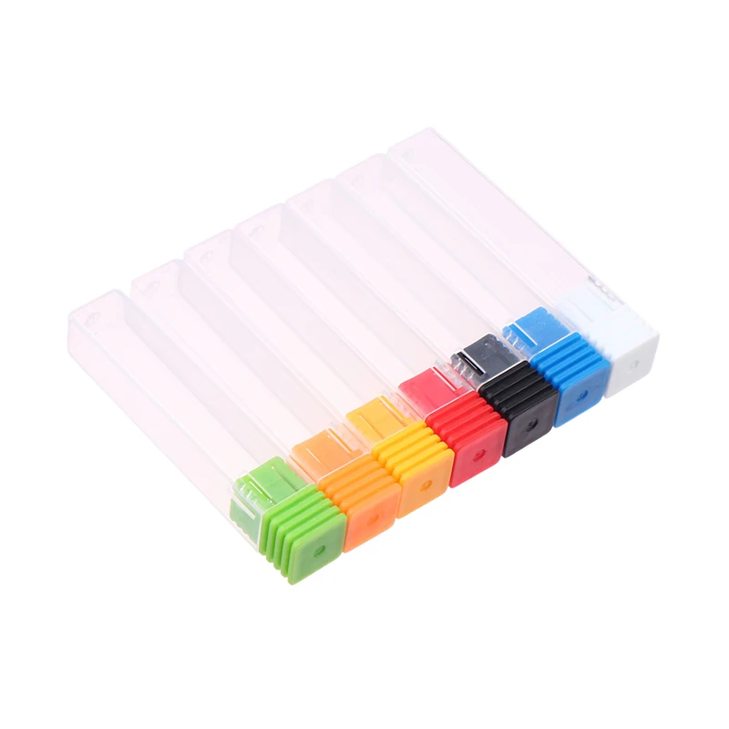 10 Stück Nail Art Bohrer Display Ständer Aufbewahrungsbox mit Bohrer Fräser Zubehör für Nail Art Tools