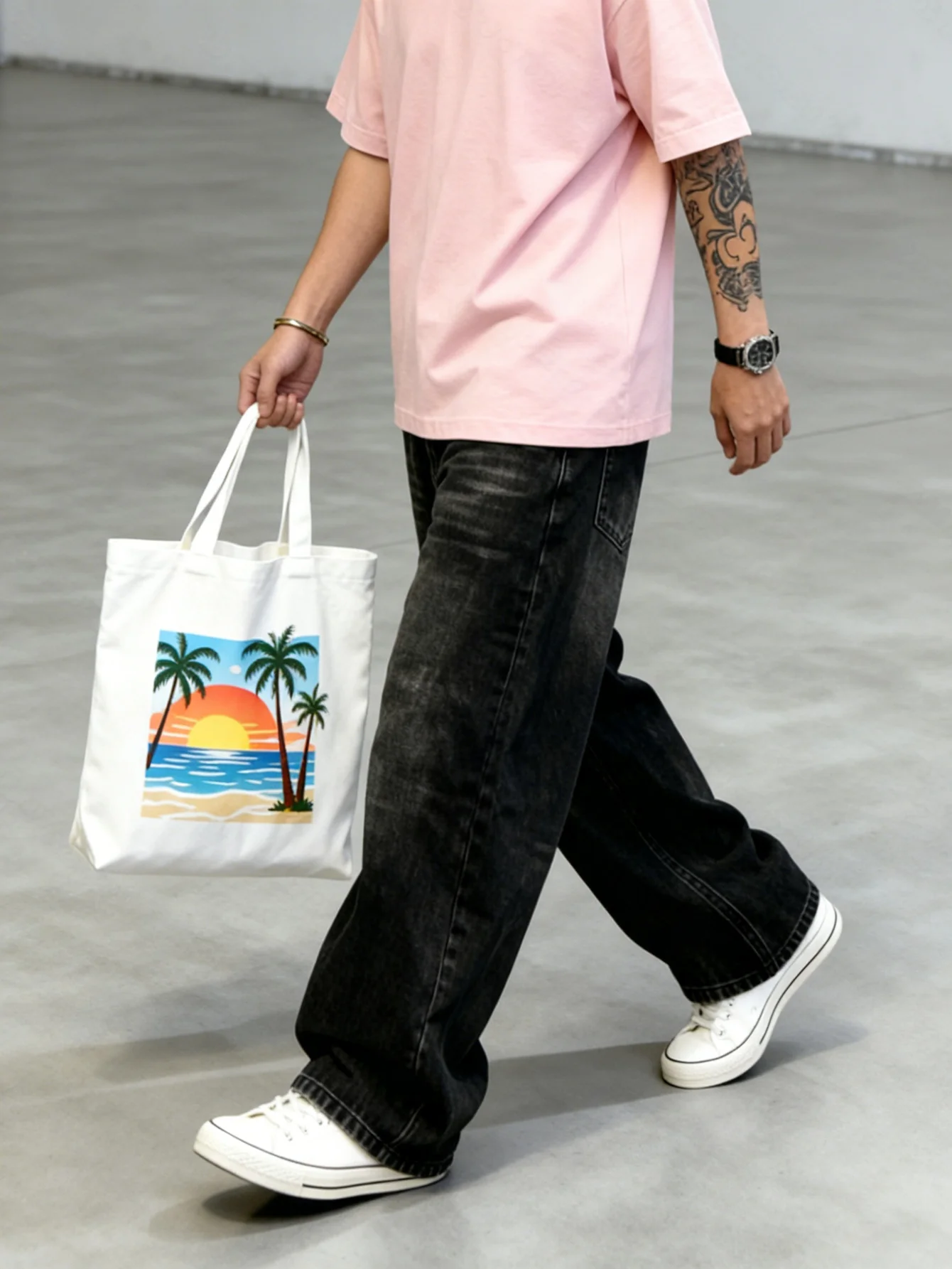 Black Baggy Jeans Original Light Retro For Man For Dating Y2K Drip Denim No accessories or belts included