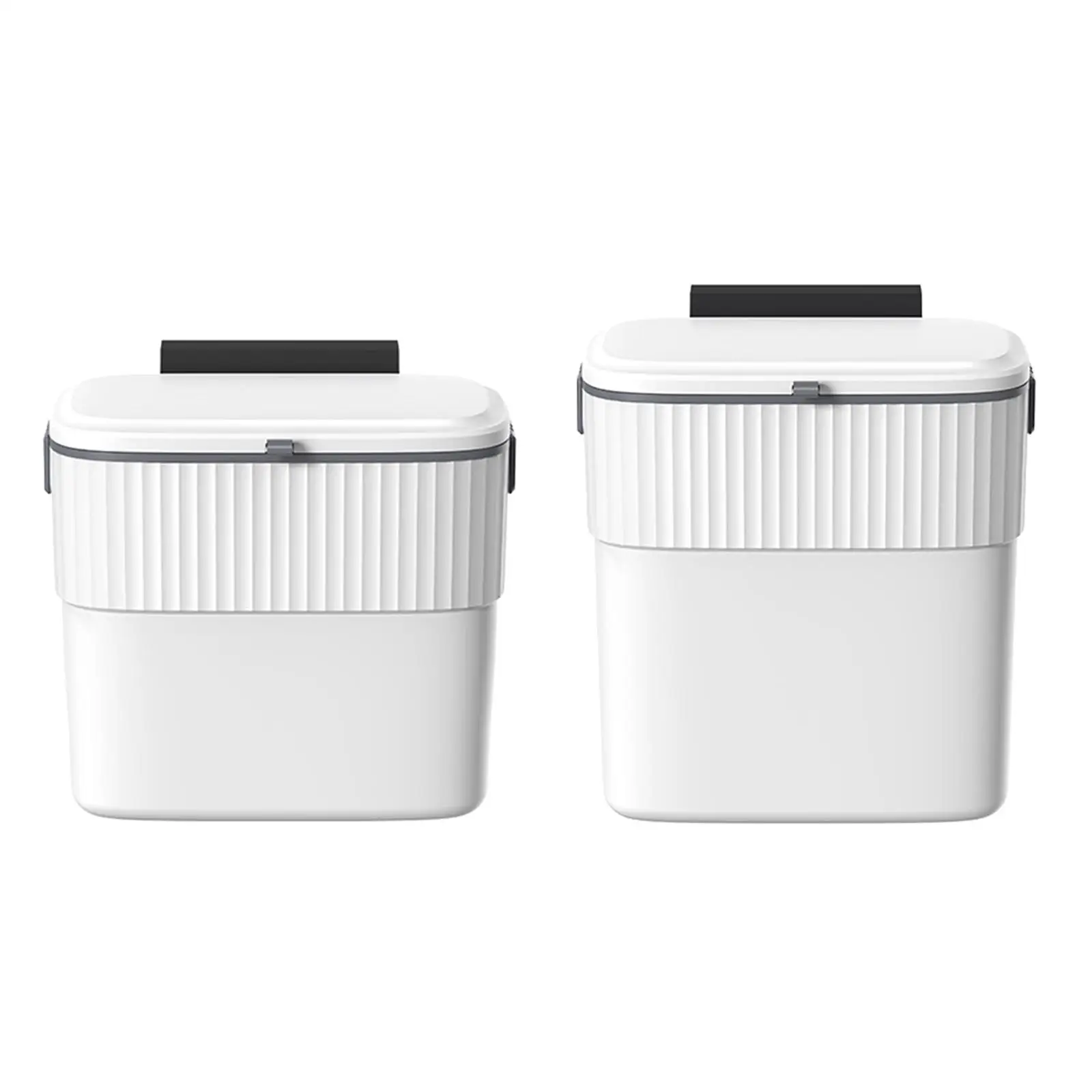 Hanging Trash Can Odorless with Lid Kitchen Compost Bin Waste Compost Bin Kitchen Cabinet Garbage bin for kitchen Bathroom