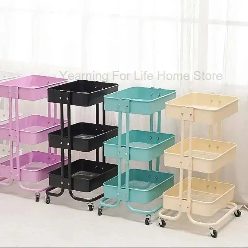 

Metal Black Salon Trolly Lashes Food Storage Trolley Pedicure Rolling Spa Machine Cart Carrello Con Ruote Furniture ZT50ST
