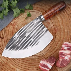 Stainless Steel Butcher Knife Kitchen Knives Chef Meat Fish Slicing Filleting Cutter Cleaver Chopper Cooking Tool