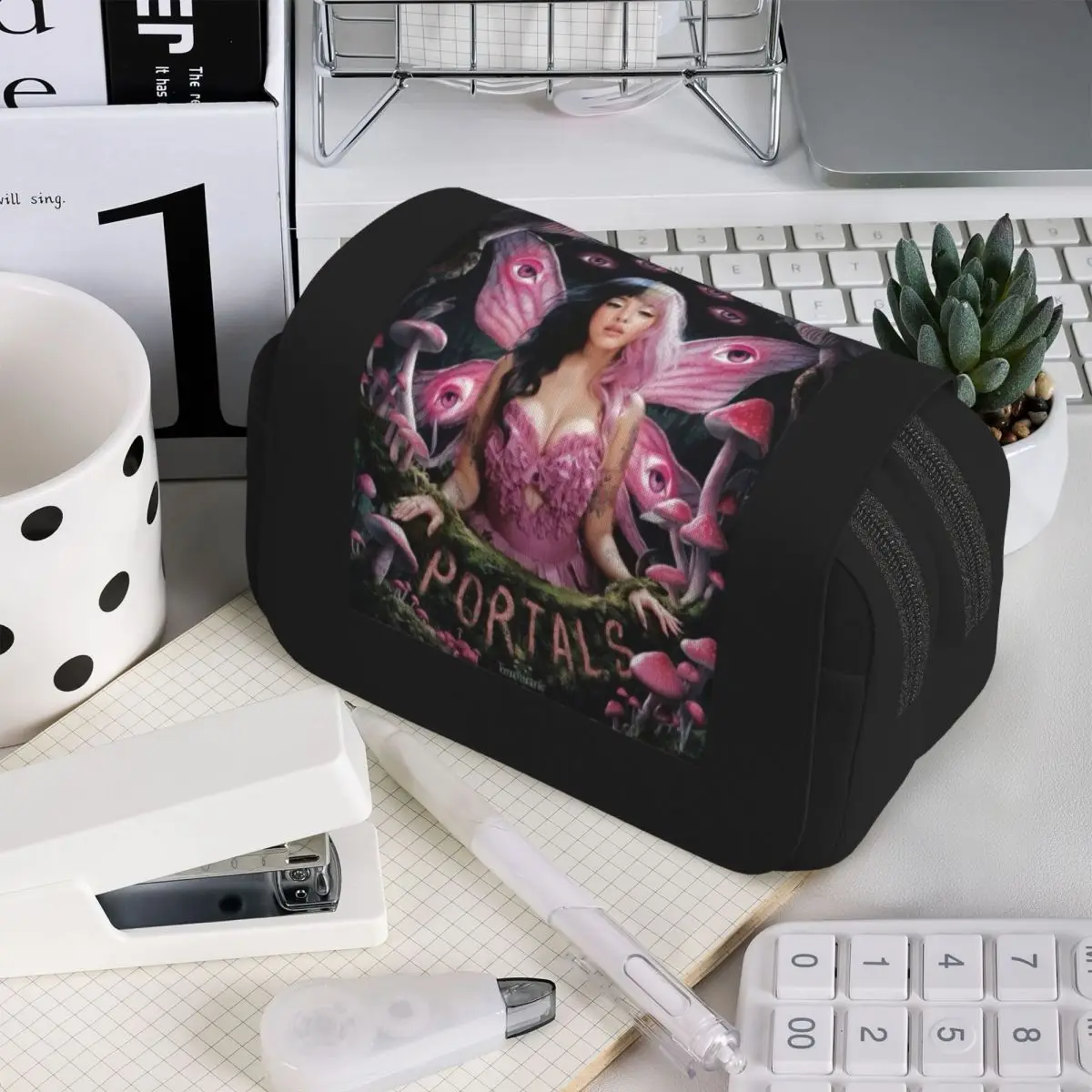

Пенал для карандашей Melanie Martinez для мальчиков и девочек, подарочная коробка для ручек, сумка для канцелярских принадлежностей, сумка-держатель для ручек