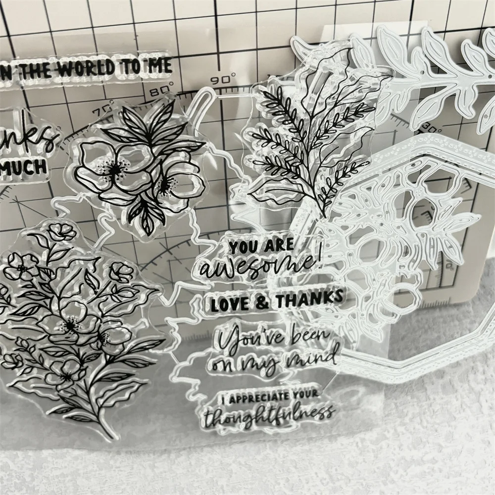 

Stamp and Metal Cutting Dies Sets for DIY Scrapbooking Photo Album Decorative
