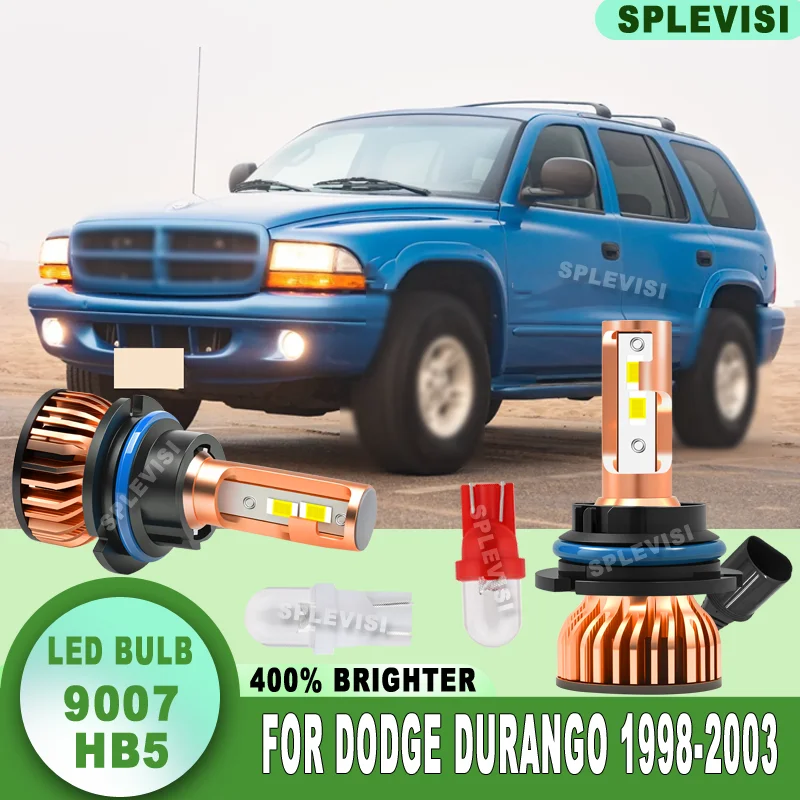 Aviation-grade Aluminum Housing Plug-and-play Setup Stable Beam LED HEADLIGHT For Dodge Durango 1998 1999 2000 2001 2002 2003