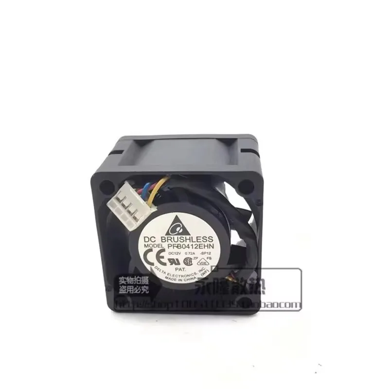 

Authentic PFB0412EHN-SP12 12V 0.72A 40 * 40 * 28MM 4CM 4-wire PWM server chassis Cooling fan