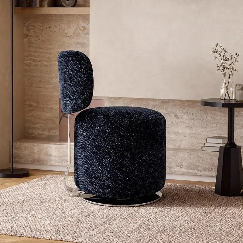 

Retro style rotatable leisure sofa chair living room balcony bedroom French single chair B & B creative back chair