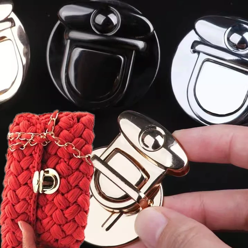 

5/10pcs Metal Locks Bag Clasp Catch Buckles for Handbags Purse Tote Closures Snap Clasps DIY Craft Hardware Case Bag Accessories