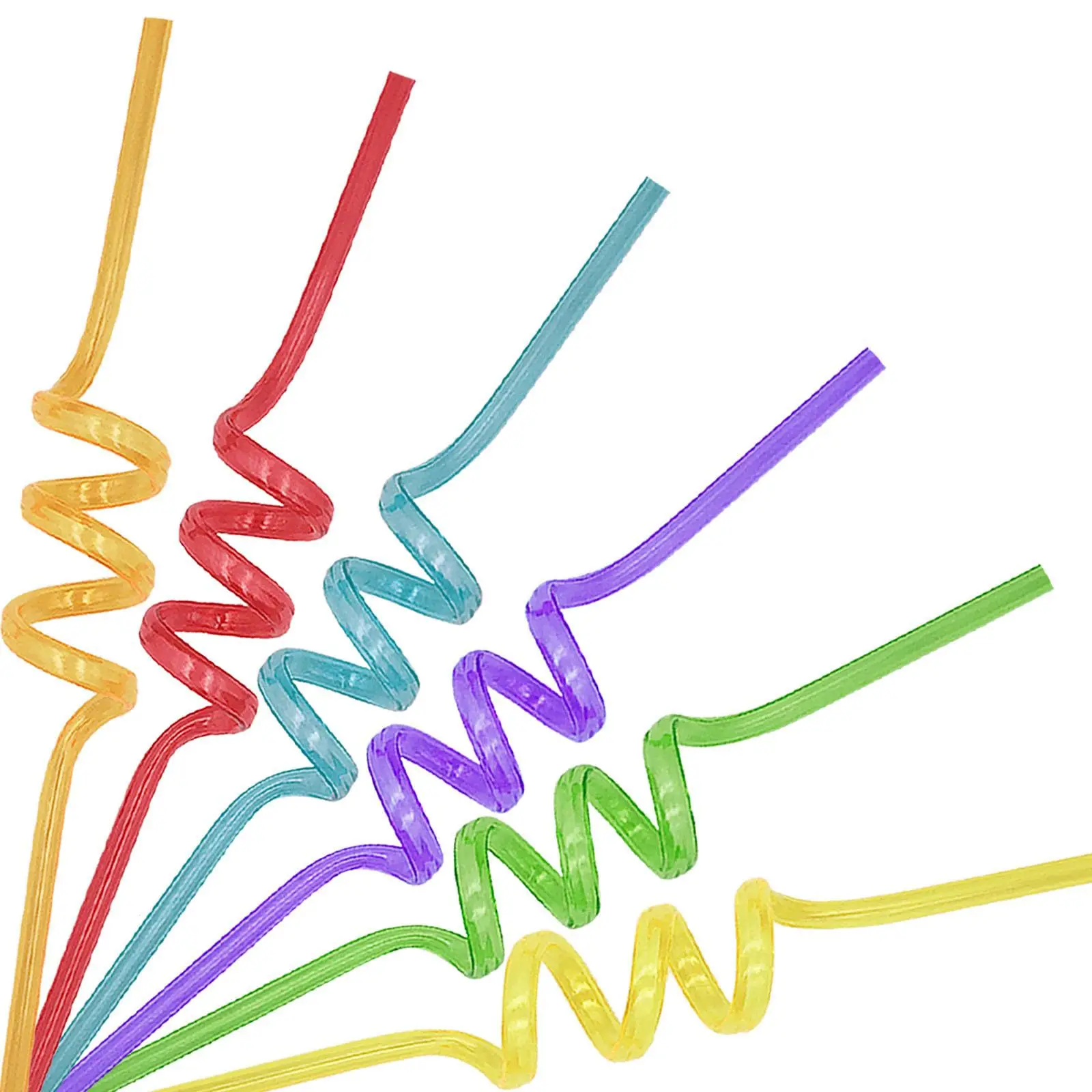 Pailles à points 8 pièces/ensemble, figurine de dessin animé, cadeaux de fête, eau potable, paille réutilisable, décor joyeux anniversaire, jouet pour enfants, cadeaux pour bébé