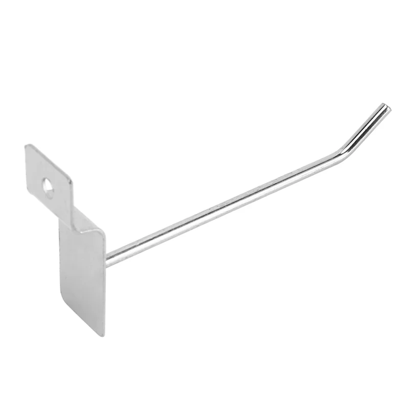 

Y42A-100 X Slatwall Single Hook Pin Shop Display Fitting Prong Hanger 100Mm