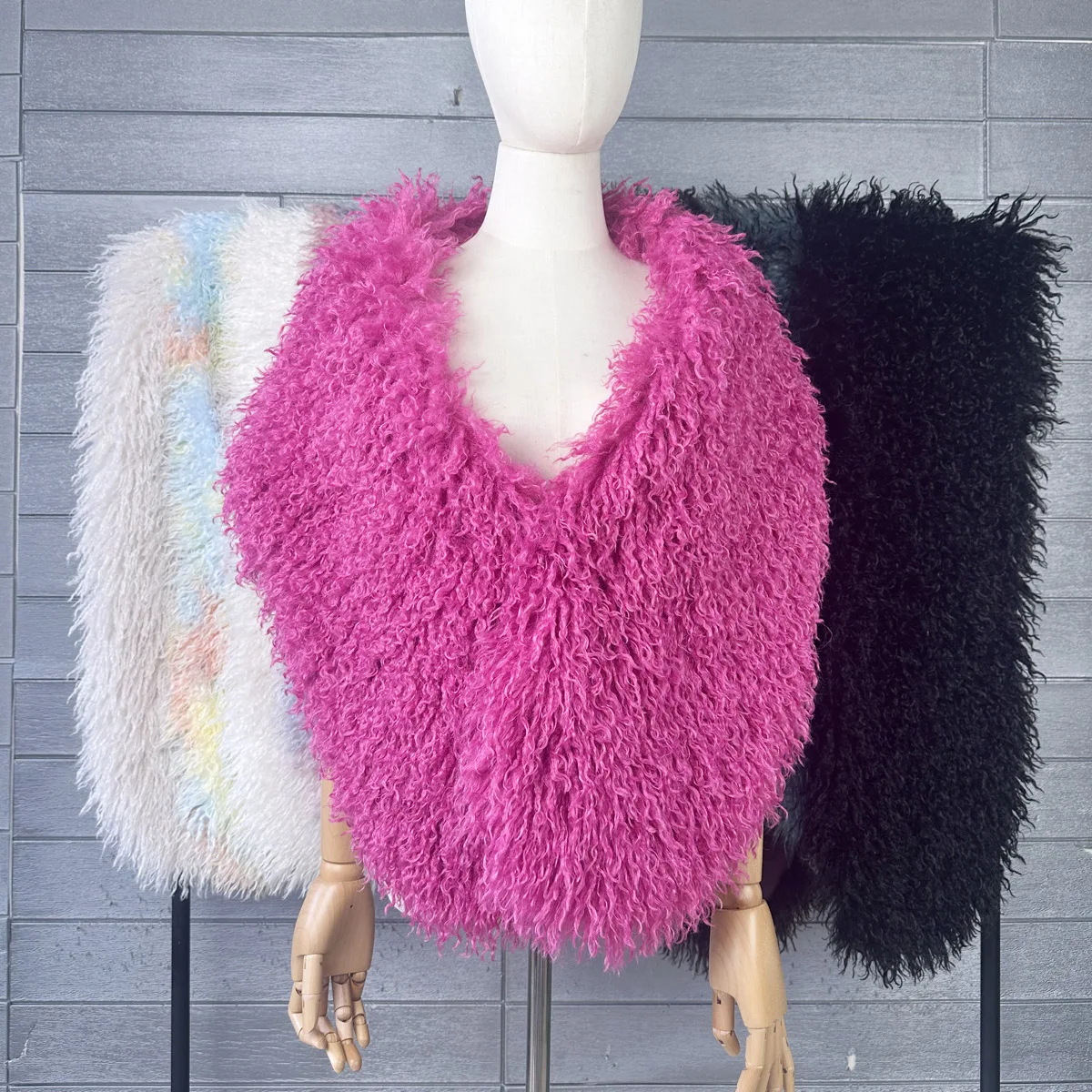 Women Cloak Coats Capes Faux Fur Coat Jackets Collar Ponchos Y2k Streetwear Jacket Elegant Loose Open Stitch Autumn Winter