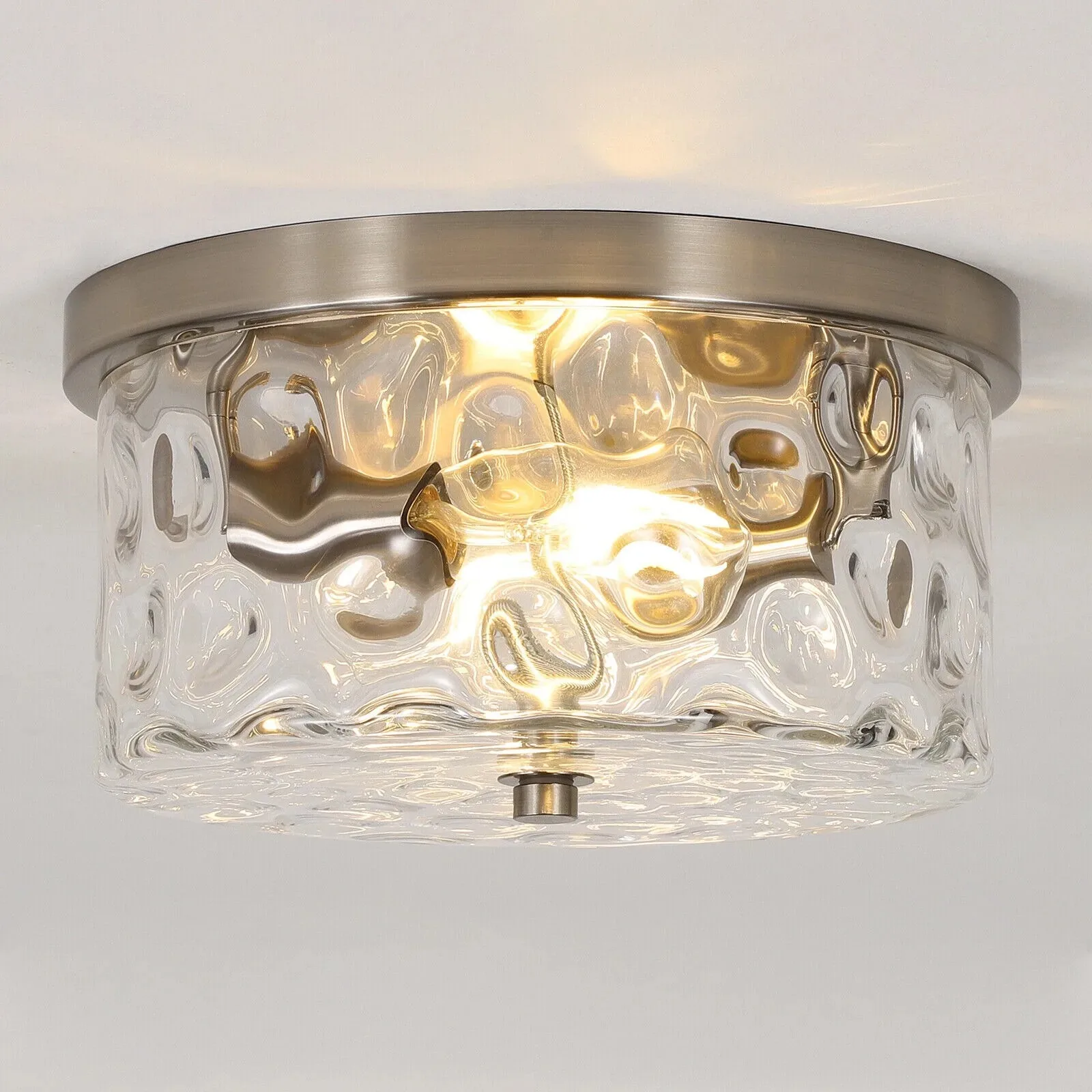 

US Modern gold semi ceiling light 12 inch kitchen corridor bedroom-