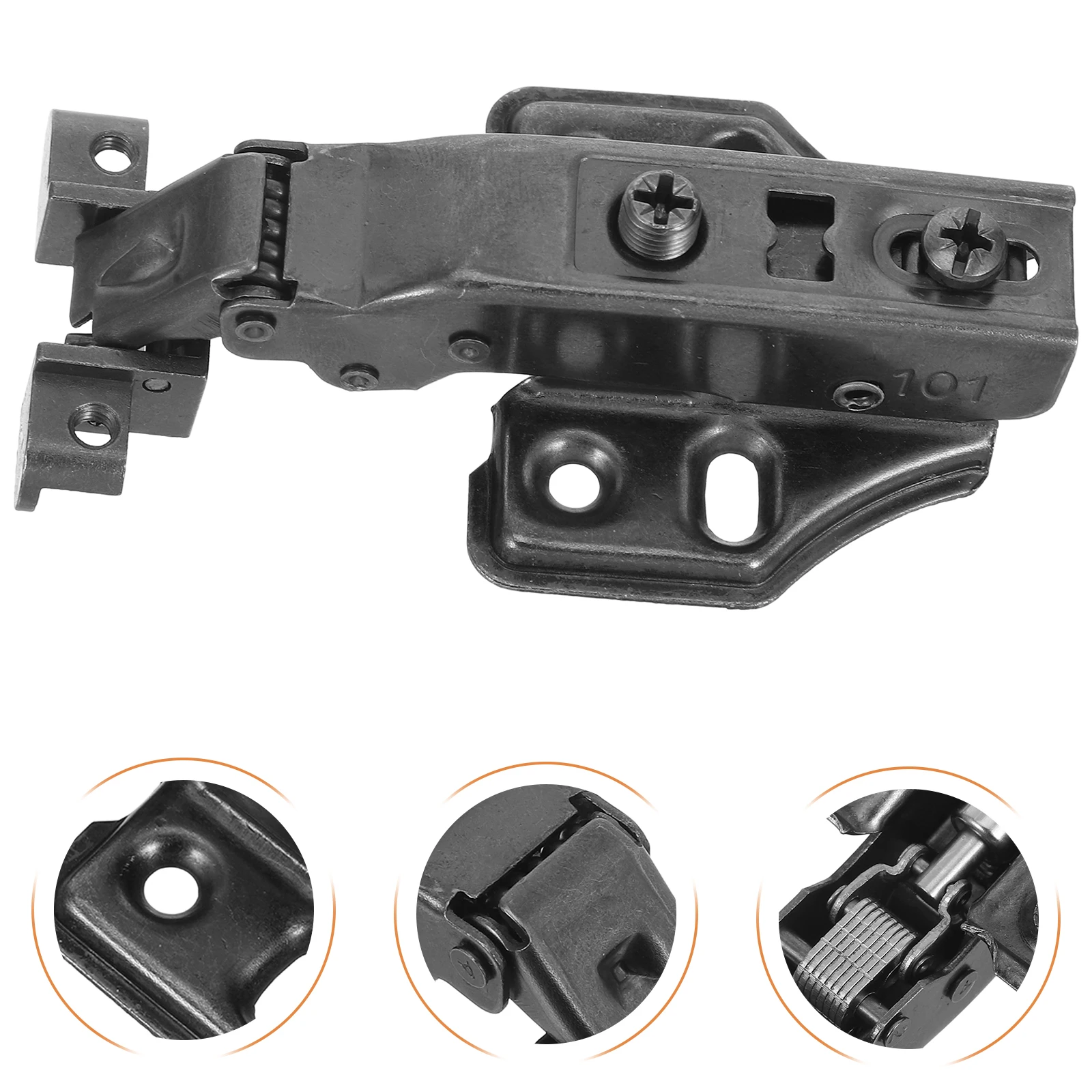 

Self Closing Closing Hinge Door Hinges Quiet Damping Slim Edge Kitchen Overlay Cabinet Hinge Cabinet Hardware Adjustable