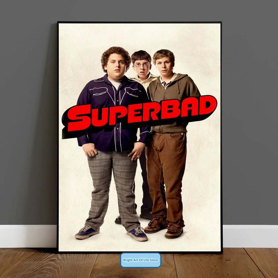 Superbad (2007) Movie Poster Art Cover Star Photo Art Print Home Wall Painting Home Decor Gift (No Frame)