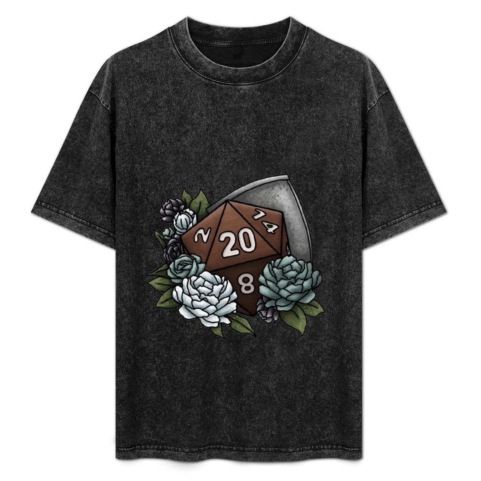 

Paladin Class D20 - Tabletop Gaming Dice T-Shirt man t shirt summer t shirt for man 100 percent cotton T-Shirt