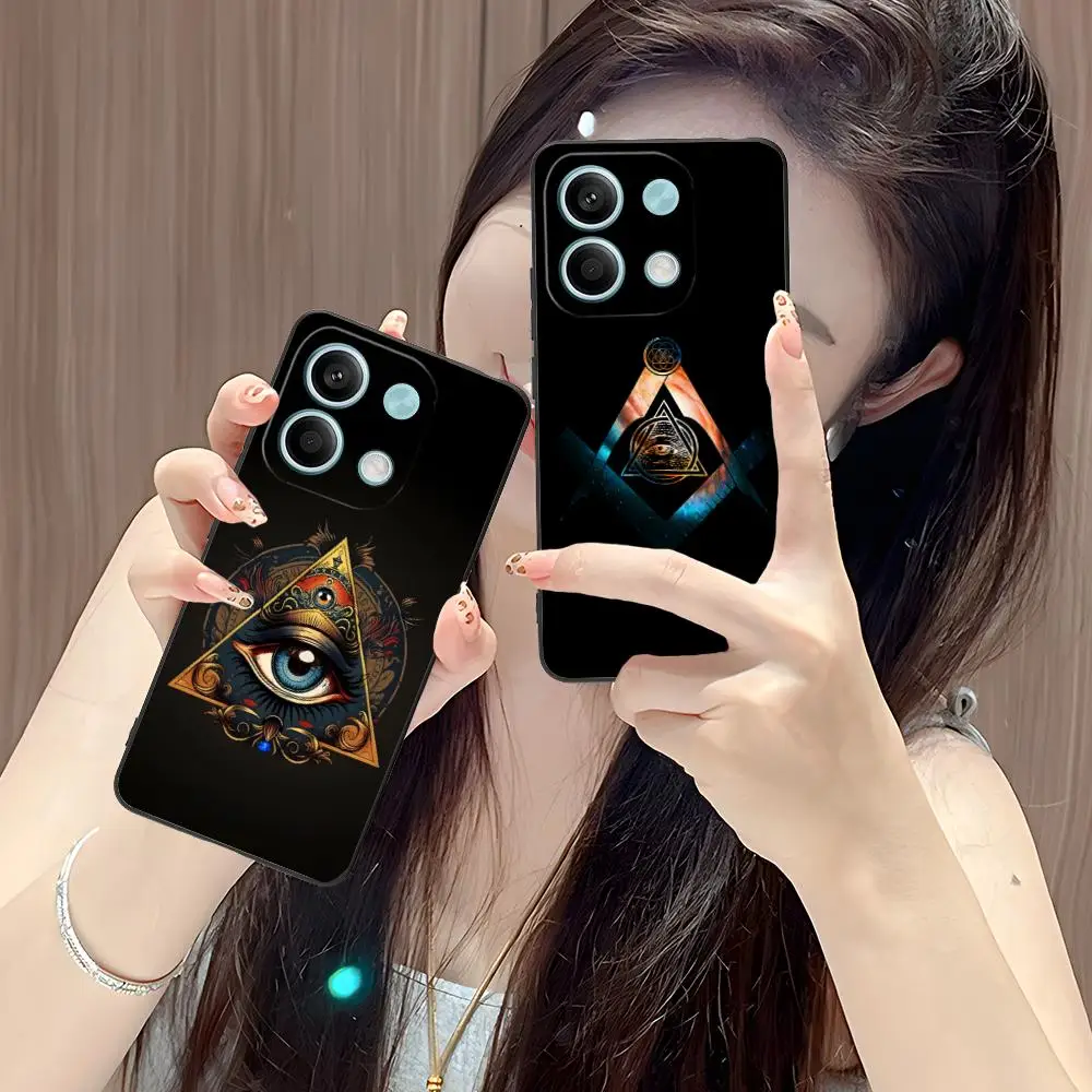 

Чехол для мобильного телефона Providence Eye для POCO F7 F6 F5 F4 F3 F2 Pro GT C75 C71 C65 C61 C40 Pro, ультра красочный чехол с принтом