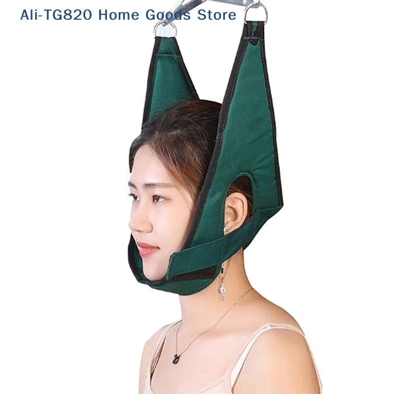 [TG820]Hanging Neck Traction Belt Posture Corrector Support Neck Stretching Device Pain