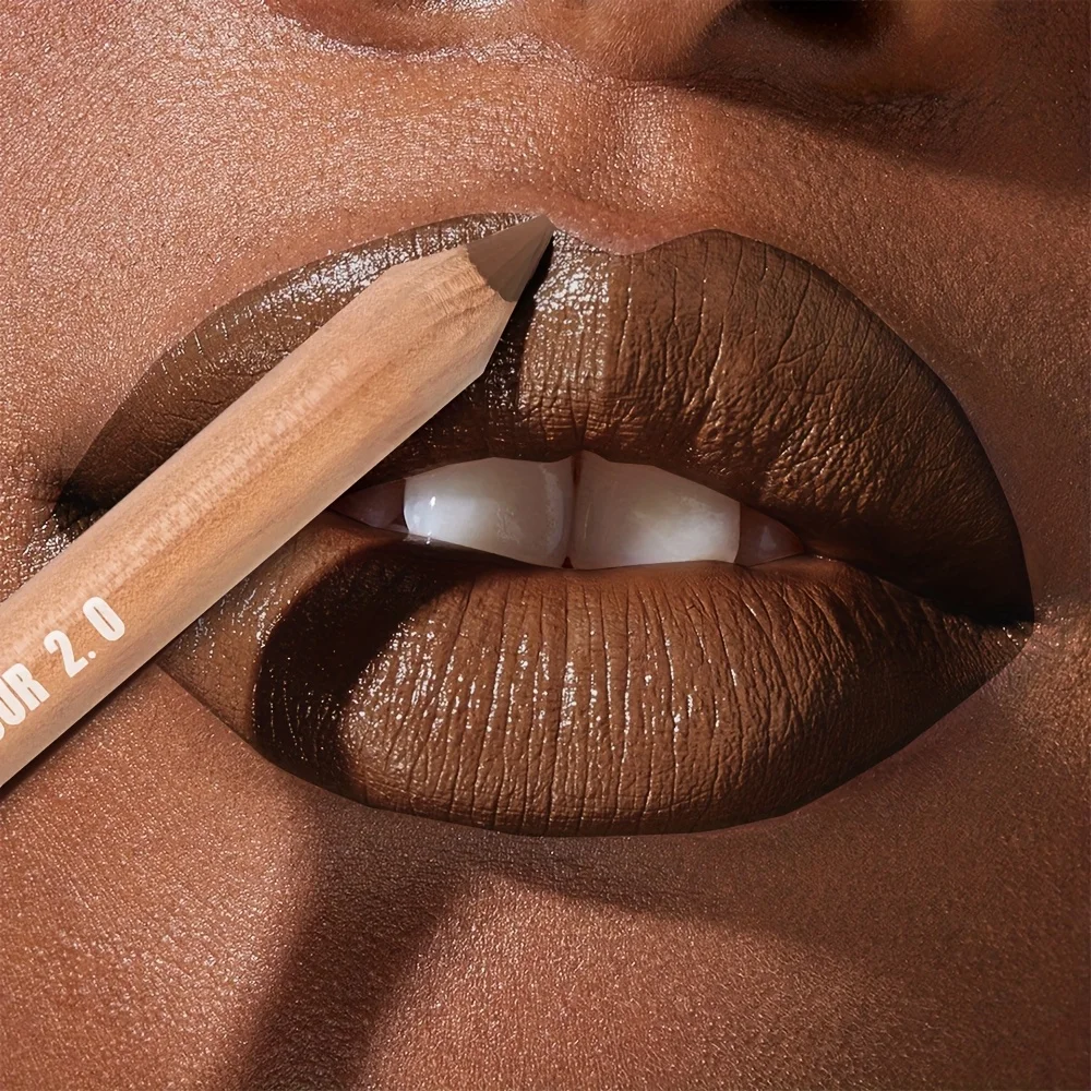 ดินสอเขียนขอบปากเนื้อแมทกันน้ำ ติดทนนาน พร้อมกบเหลา ใช้งานง่าย เขียนลื่น ปรับรูปทรงริมฝีปาก ปูเดอเออร์ 2.0