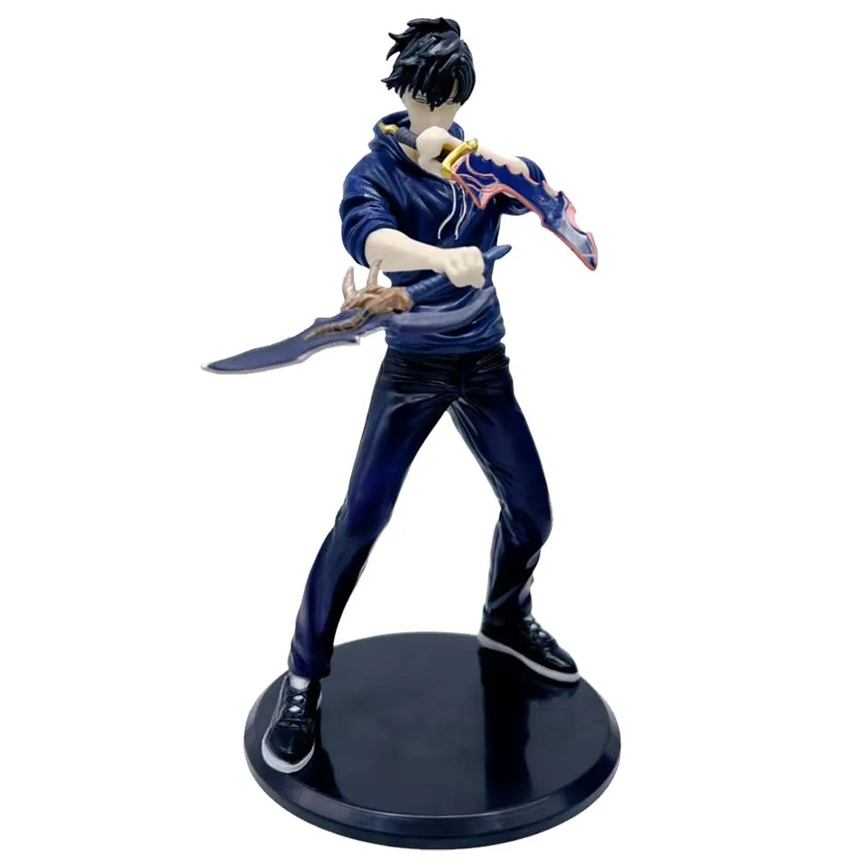 Solo Leveling In Stock Shadow King Figure Sung Jinwoo Cheng Xiaoyu Handheld Model Desktop Ornament Anime Collection Model Gift