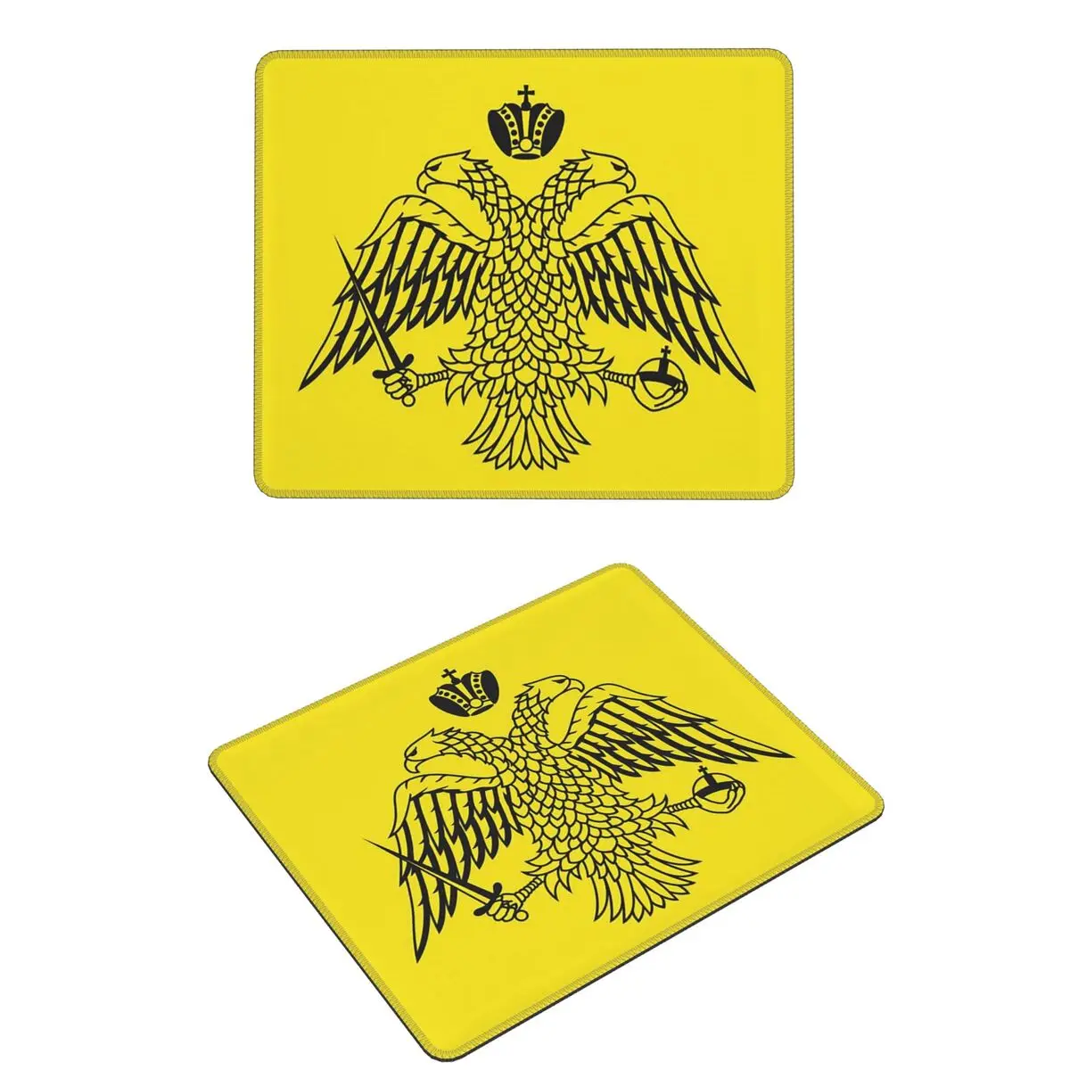 그리스 정교회의 비잔틴 황제 깃발 쿠션 커버 마우스 패드 컴퓨터 키보드 마우스 매트 게이머 PC 데스크 매트