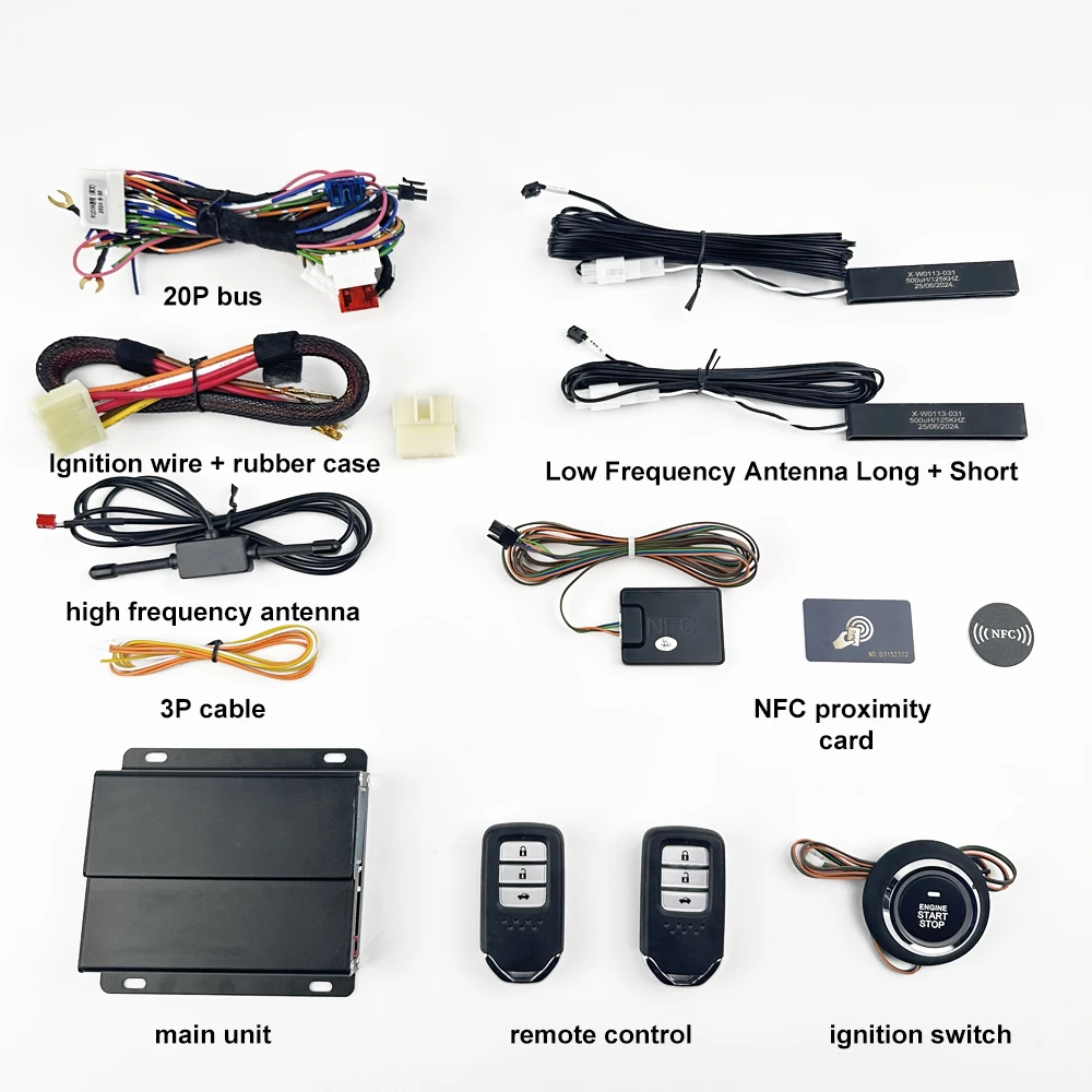 Avviatore remoto con pulsante di sicurezza per allarme auto universale di alta qualità OVI compatibile con il 95% dei modelli di auto