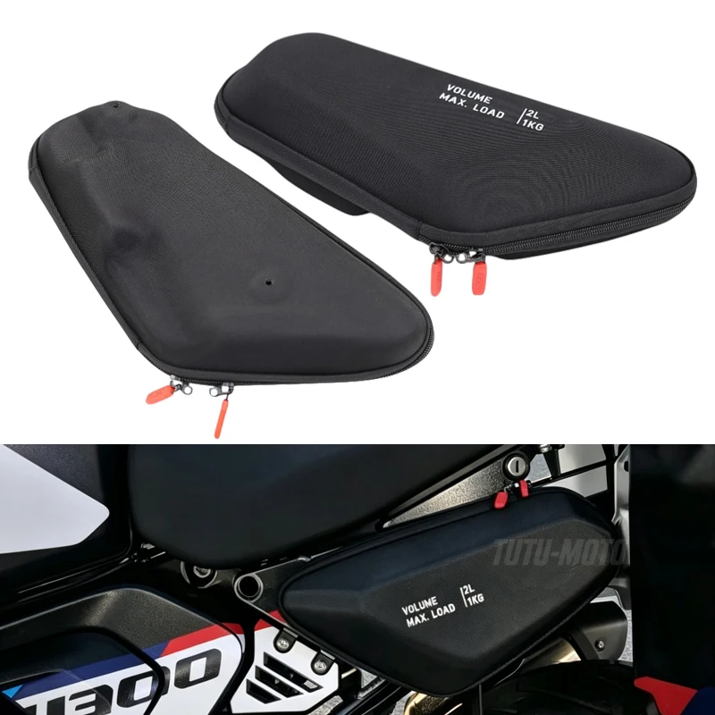 For BMW R1300GS Adventure R 1300 GS ADV R1300GSA 2024 2025 2026 Motorcycle Side Frame Bag Storage Package Bags Waterproof Bag