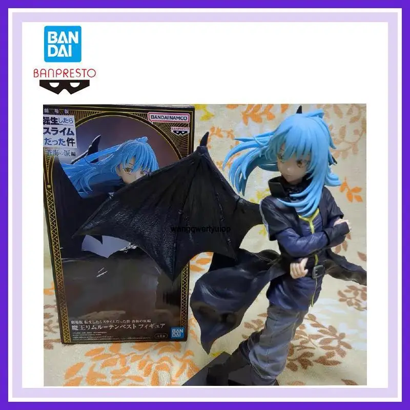 En stock: Figura de acción de anime Bandai Banpresto Tensei Shitara Slime Datta Ken Rimuru Tempest Tears of The Vast Sea Arc